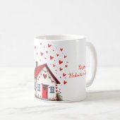 Tasse mit dem Valentinstag-Design (VorderseiteRechts)