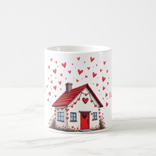Tasse mit dem Valentinstag-Design (Mittel)