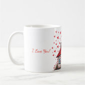 Tasse mit dem Valentinstag-Design (Links)