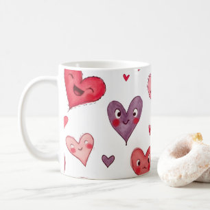 Tasse mit dem Valentinstag-Design
