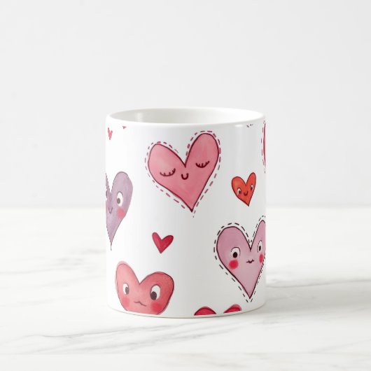 Tasse mit dem Valentinstag-Design (Mittel)