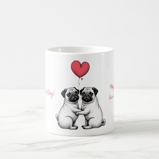 Tasse mit dem Valentinstag-Design (Mittel)
