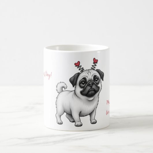Tasse mit dem Valentinstag-Design (Mittel)
