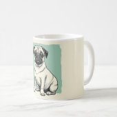 Tasse mit dem Valentinstag-Design (VorderseiteRechts)