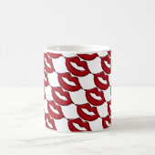 Tasse mit den roten Hot Lips (Mittel)
