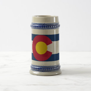 Tasse mit der Fahne des Colorado-Staat - USA