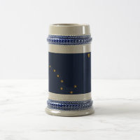 Tasse mit der Fahne des Staat Alaska - USA