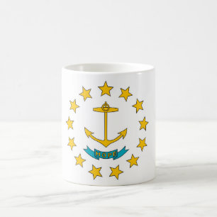 Tasse mit der Fahne des Staat Rhode Island - USA