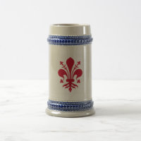 Tasse mit der Fahne von Florenz, Italien