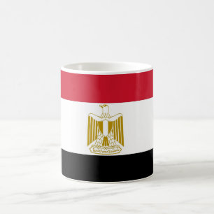Tasse mit der Flagge Ägyptens