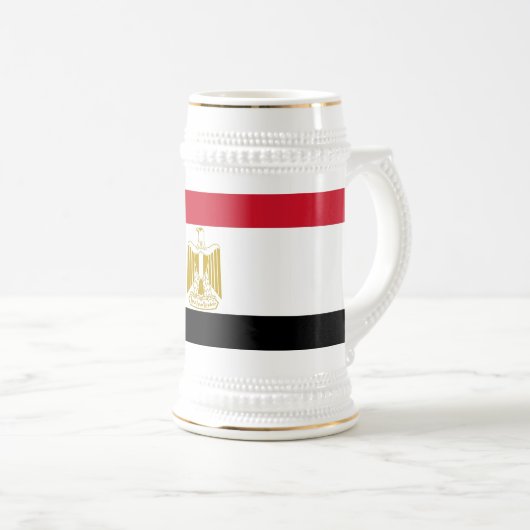 Tasse mit der Flagge Ägyptens (VorderseiteRechts)