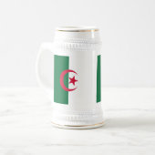 Tasse mit der Flagge Algeriens (Vorderseite Links)