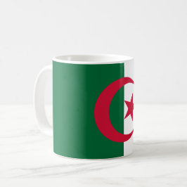 Tasse mit der Flagge Algeriens