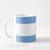 Tasse mit der Flagge Argentiniens (Links)