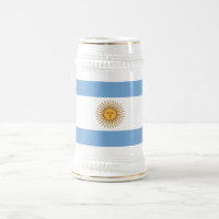 Tasse mit der Flagge Argentiniens