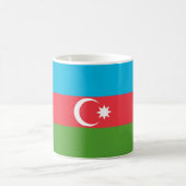 Tasse mit der Flagge Aserbaidschans (Mittel)