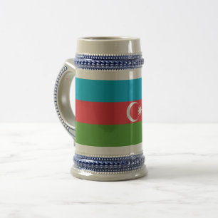 Tasse mit der Flagge Aserbaidschans