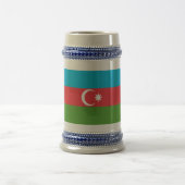 Tasse mit der Flagge Aserbaidschans (Mittel)
