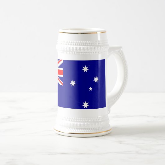 Tasse mit der Flagge Australiens (VorderseiteRechts)