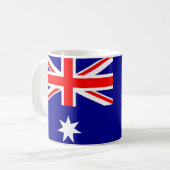 Tasse mit der Flagge Australiens (Vorderseite Links)