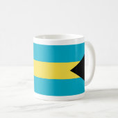 Tasse mit der Flagge Bahamas (VorderseiteRechts)