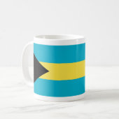 Tasse mit der Flagge Bahamas (Vorderseite Links)