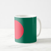 Tasse mit der Flagge Bangladeschs (VorderseiteRechts)