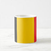 Tasse mit der Flagge Belgiens (Mittel)
