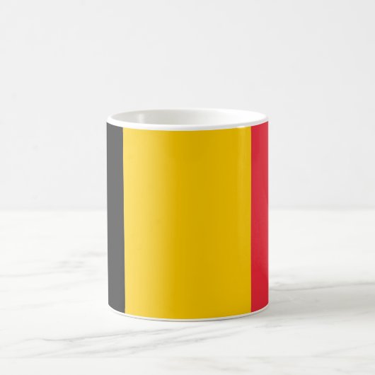Tasse mit der Flagge Belgiens (Mittel)