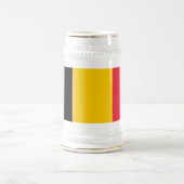 Tasse mit der Flagge Belgiens (Mittel)