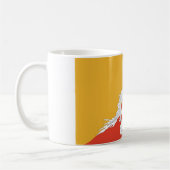 Tasse mit der Flagge Bhutans (Links)