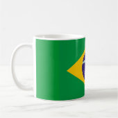 Tasse mit der Flagge Brasiliens (Links)