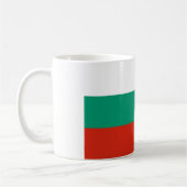 Tasse mit der Flagge Bulgariens (Links)