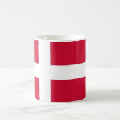 Tasse mit der Flagge Dänemarks (Mittel)
