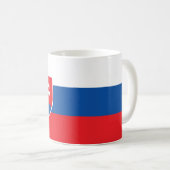Tasse mit der Flagge der Slowakei (VorderseiteRechts)