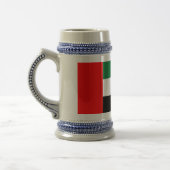 Tasse mit der Flagge der Vereinigten Arabischen Em (Links)