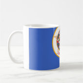Tasse mit der Flagge des Staat Minnesota - USA (Links)