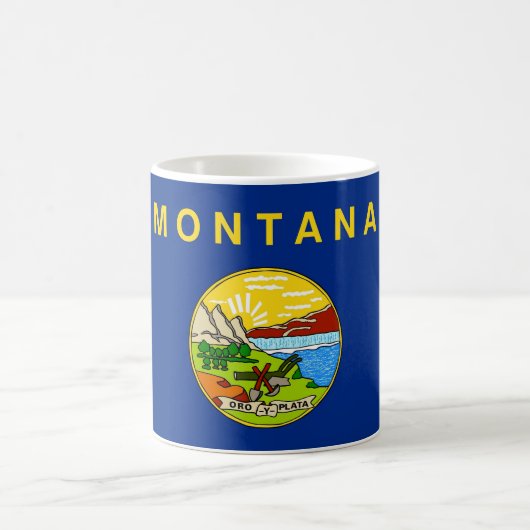 Tasse mit der Flagge des Staat Montana - USA (Mittel)