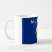 Tasse mit der Flagge des Staat Montana - USA (Links)