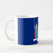 Tasse mit der Flagge des Staat New York - USA (Links)