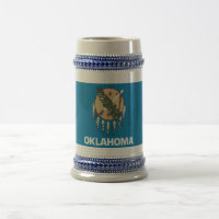 Tasse mit der Flagge des Staat Oklahoma - USA
