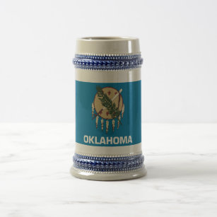 Tasse mit der Flagge des Staat Oklahoma - USA