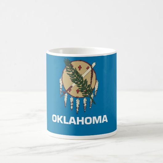 Tasse mit der Flagge des Staat Oklahoma - USA (Mittel)
