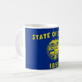 Tasse mit der Flagge des Staat Oregon - USA (Vorderseite Links)