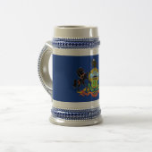 Tasse mit der Flagge des Staat Pennsylvania - USA (Vorderseite Links)