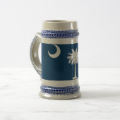 Tasse mit der Flagge des Staat South Carolina - US (Vorderseite Links)