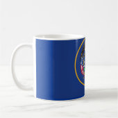 Tasse mit der Flagge des Staat Utah - USA (Links)