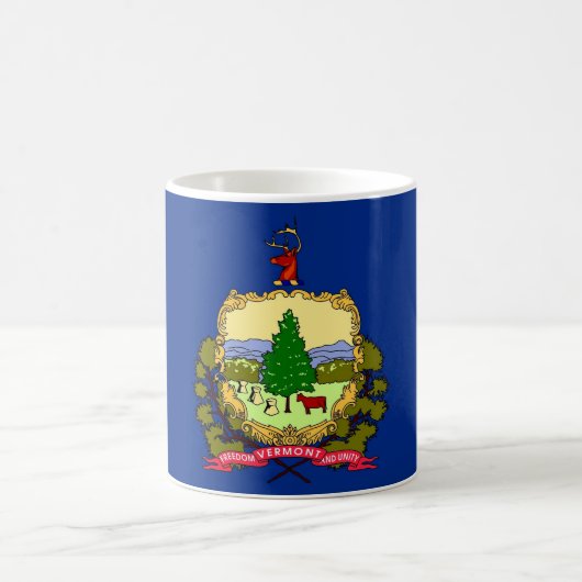 Tasse mit der Flagge des Staat Vermont - USA (Mittel)