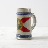 Tasse mit der Flagge des Staat von Florida - USA (VorderseiteRechts)