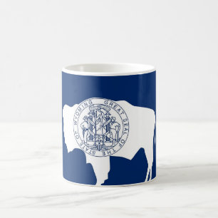 Tasse mit der Flagge des Staat Wyoming - USA